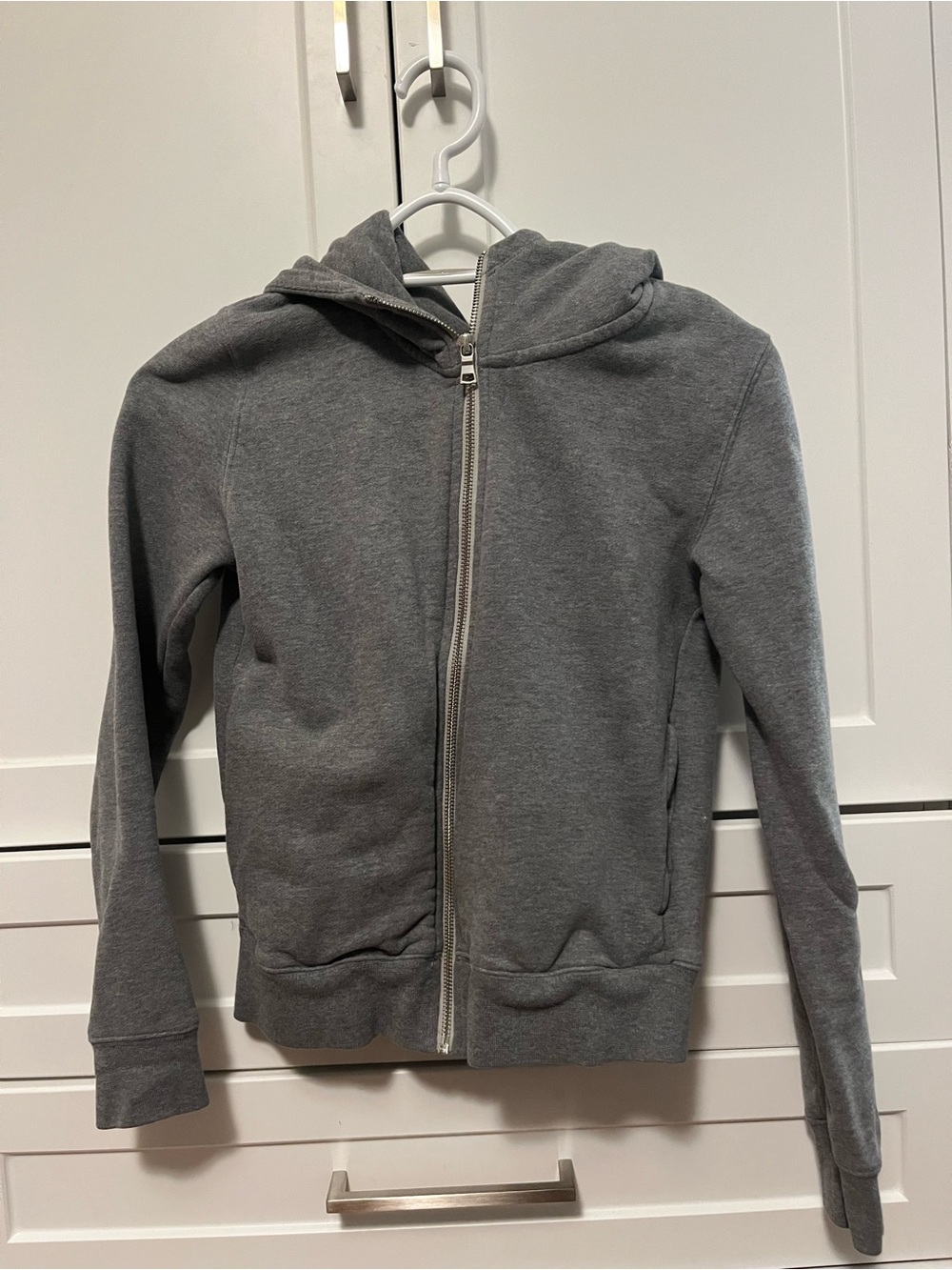Babaton Gray Full-Zip Hoodie